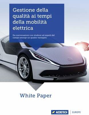 ACCRETECH White Paper: Gestione della qualità ai tempi della mobilità elettrica