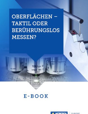 Titelbild ACCRETECH E-Book Oberflächen taktil oder berührungslos messen