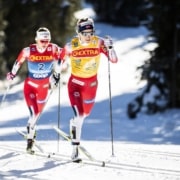 Langläufer mit Ski der Fischer Sports GmbH